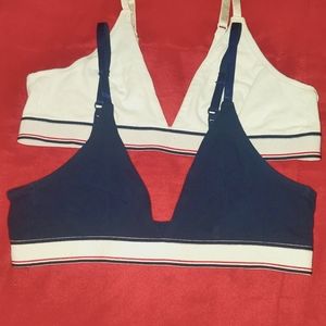 Nautica size L signature bralette set